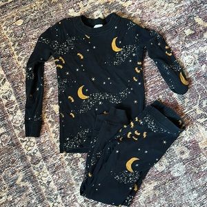 hanna anderson pajama set christmas size 4 boy or girl